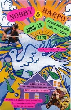 Nobby & Harpo Benefit Concert poster